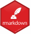 R Markdown logo